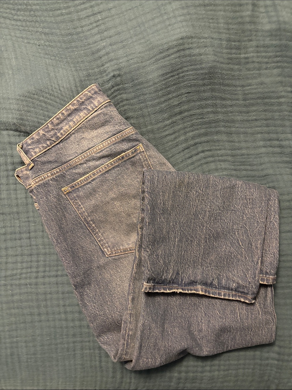 Madewell Curvy longline Straight Jeans